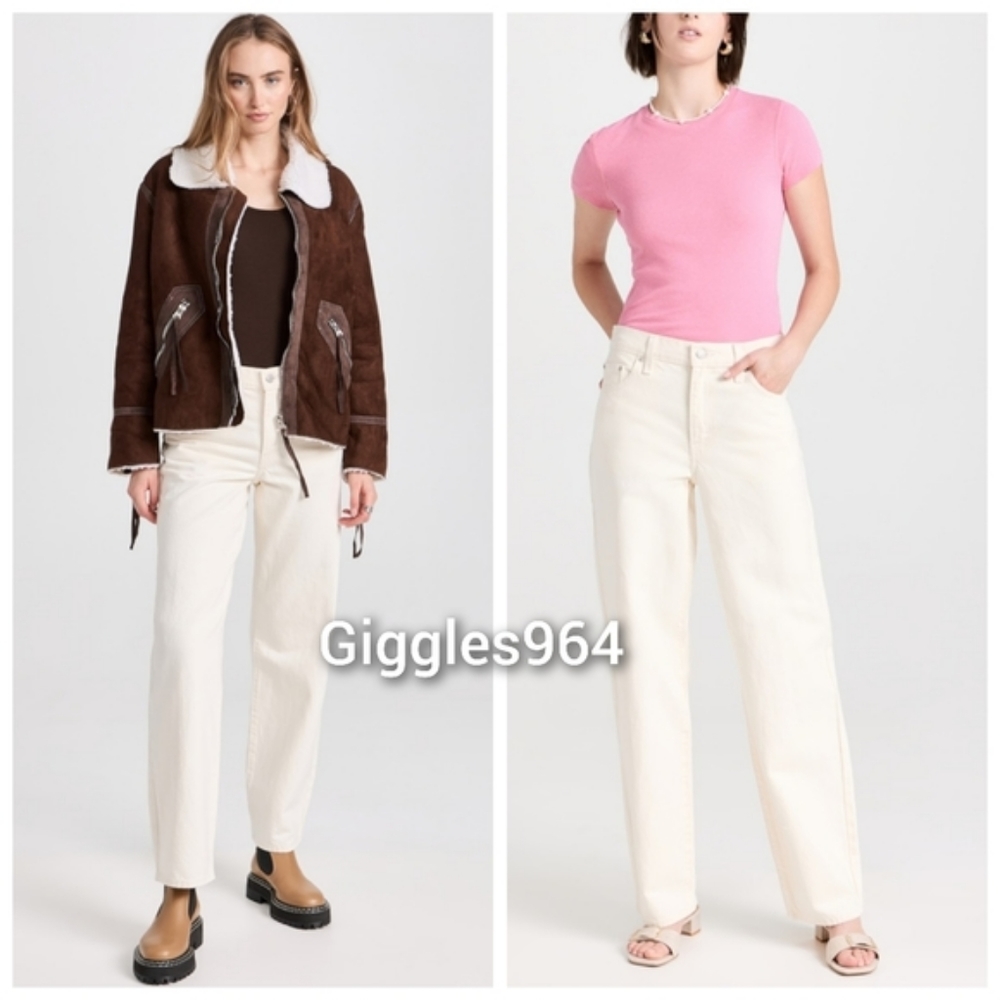 Levi's Baggy Dad Jeans Barely Freezing White - Picture 6 of 12
